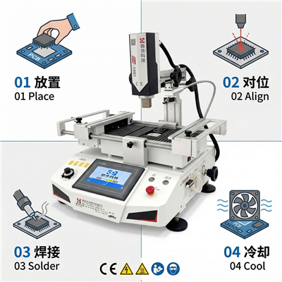 Teplovzdušná spájkovacia stanica